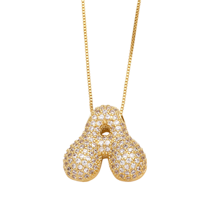 Collana di moda con collana placcata in oro da 2025 a a a <span class=keywords><strong>S</strong></span> esploda collana di 26 lettere - Product Image 5