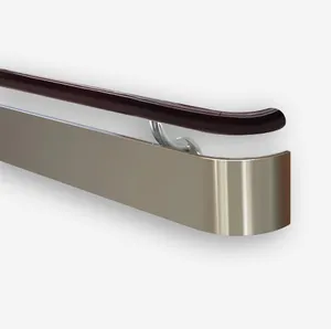 Stainless steel solid wood handshake nursing home school handrail hospital corridor safety handrail