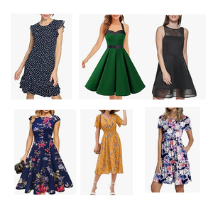 Robe de soirée élégante pour femmes, tenue de sport décontractée et sexy pour l'été, en coton, modèle Guangdong, idéale pour mariée ou événement. - Product Image 1