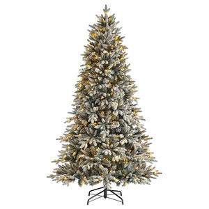 <span class=keywords><strong>Sapin</strong></span> de Noël Artificiel Réaliste Effet Neige, Tactile et Réaliste, Articulé, 150cm 180cm 210cm, en PE et PVC Mélangés, pour la Maison - Product Image 3