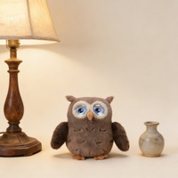 CuriPal AI Smart Owl Robot Peluche Interactif Éducatif Chantant et Racontant des Histoires pour Tout-Petits