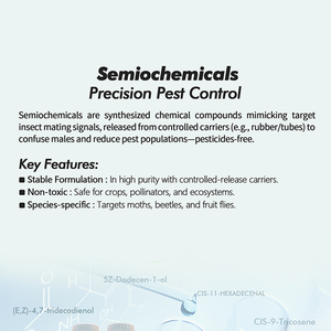 Pheromone thành phần hoạt chất (9z12e)-9,12-tetradecadienyl <span class=keywords><strong>Acetate</strong></span> thân thiện với môi chất lỏng Moth chất hấp dẫn bẫy nguyên liệu CAS - Product Image 2