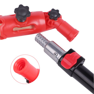 Brosse <span class=keywords><strong>de</strong></span> nettoyage <span class=keywords><strong>de</strong></span> fenêtres télescopique <span class=keywords><strong>de</strong></span> haute qualité, en alliage d'aluminium, écologique, sûre, avec adaptateur à réglage multi-angles - Product Image 6