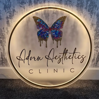 Enseignes lumineuses néon personnalisées en acrylique pour entreprises, enseignes murales personnalisées, logos de bureau, plaques pour salons de beauté, enseignes 3D pour salons de coiffure