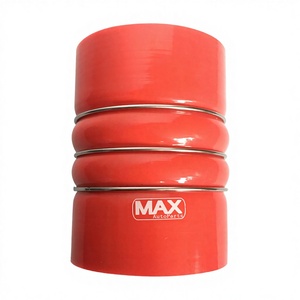 유연 강화 트럭 실리콘 호스 고무 파이프 터보 OEM A024 997 0782 /4.741.220.4000 (3링 2굽형 레드) - Product Image 1