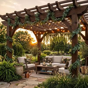 Guirlande artificielle Da Ai de 1,8 m de long pour la décoration intérieure, cheminée, mariage et fêtes - Product Image 4