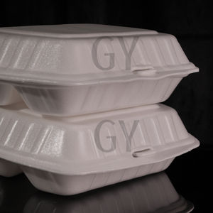 Emballages alimentaires jetables Boîtes en mousse Récipients en mousse blancs Boîtes en mousse en vrac Boîtes en mousse Contenants en mousse Vente en gros Boîte à lunch - Product Image 1