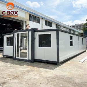Cbox Modular Contemporary Tiny House 3-4 Bedroom Folding Prefabricated Homes 40ft Villa Luxury Expandable Container House - Product Image 2