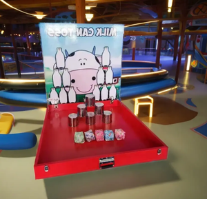 Jeu de <span class=keywords><strong>Bingo</strong></span> de Lancer de Bouteilles de Lait pour Enfants avec Balles Souples et Cibles Métalliques Thème Vache de <span class=keywords><strong>Dessin</strong></span> <span class=keywords><strong>Animé</strong></span> pour le Divertissement et les Activités de Carnaval - Product Image 1