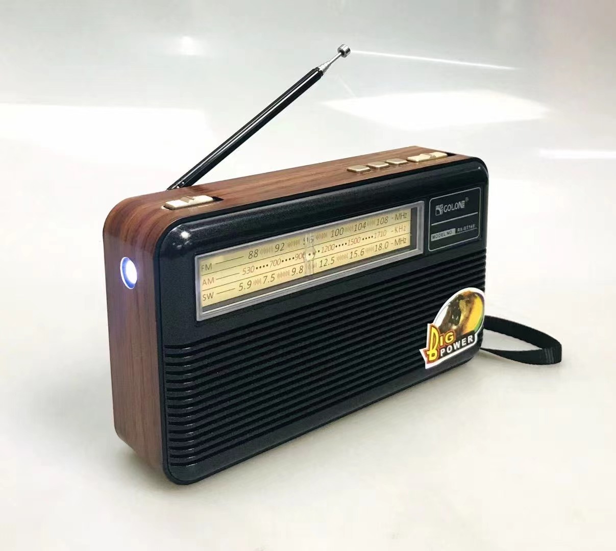 ラジオ まとめ売り RX-BT169 多機能ラジオ 高感度 AM/FM 充電式 家庭用ポータブルラジオ