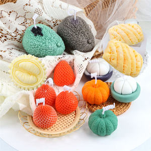 3D grande melograno rosso candela stampo in Silicone Ananas Ananas sapone cera per fare emulazione Guava frutta resina epossidica decorazione per la casa - Product Image 2