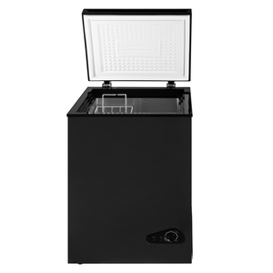 Vente chaude 100L couleur noire Usage domestique Congélateur porte unique charge supérieure petit congélateur coffre - Product Image 1