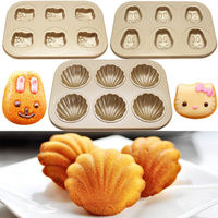 Ensemble de moules à gâteau rectangulaires antiadhésifs en acier au carbone, 1 pièce, plaque de cuisson résistante au four pour cupcakes et desserts UNIVERSEA C054