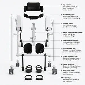 Robot de Rehabilitación de Movilidad para Adultos Directo de Fábrica, Traje de Asistencia Eléctrica con Actuador Flexible, Entrenador de Marcha Inteligente Todoterreno - Product Image 5