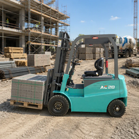 Chariot élévateur électrique compact XTMG avec garantie de 2 ans, capacité de 1000 kg, 1500 kg, 2000 kg, 2500 kg, batterie sans entretien, haute performance