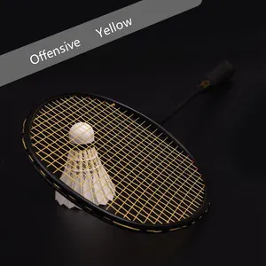 มาใหม่ซูเปอร์น้ำหนักเบาที่กำหนดเองแบดมินตันไม้แบดมินตัน Bedminton แร็กเกตมืออาชีพ