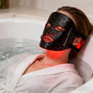 Masques faciaux <span class=keywords><strong>luminothérapie</strong></span> <span class=keywords><strong>LED</strong></span> <span class=keywords><strong>Masque</strong></span> facial photon en silicone 7 couleurs <span class=keywords><strong>Masque</strong></span> facial portable photothérapie à la lumière rouge - Product Image 3