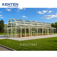 Carpa de Lujo KENTEN para Eventos, de PVC, para las Cuatro Estaciones, con Estructura de Aluminio Transparente, Carpa para Eventos al Aire Libre