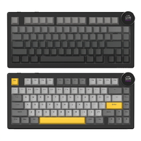 Clavier mécanique AJAZZ AK820 V2 PRO 75% avec écran TFT intelligent, double mode 8000Hz, Gasket, Hot-Swap, RGB, 81 touches pour le gaming
