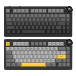 Clavier mécanique AJAZZ AK820 V2 PRO 75% avec écran TFT intelligent, double mode 8000Hz, Gasket, Hot-Swap, RGB, 81 touches pour le <span class=keywords><strong>gaming</strong></span> - Product Image 1