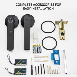 IP65 kapalı kapısı ev akıllı parmak izi bölünmüş anahtarlı kilit Tuya dijital anahtarsız akıllı kapı kilidi - Product Image 5
