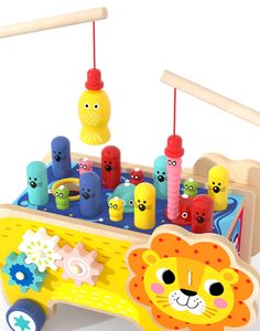 León de madera <span class=keywords><strong>para</strong></span> niños <span class=keywords><strong>para</strong></span> atrapar ratones Juguete multifuncional, un juguete educativo <span class=keywords><strong>para</strong></span> tocar el <span class=keywords><strong>piano</strong></span> - Product Image 2