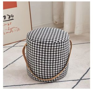 Wholesale Living Room Furniture Shoe Changing Stool Modern Lamb Fern Children's Stool Simple Modern <strong>Small</strong> <strong>Footstool</strong> Portable - Product Image 4