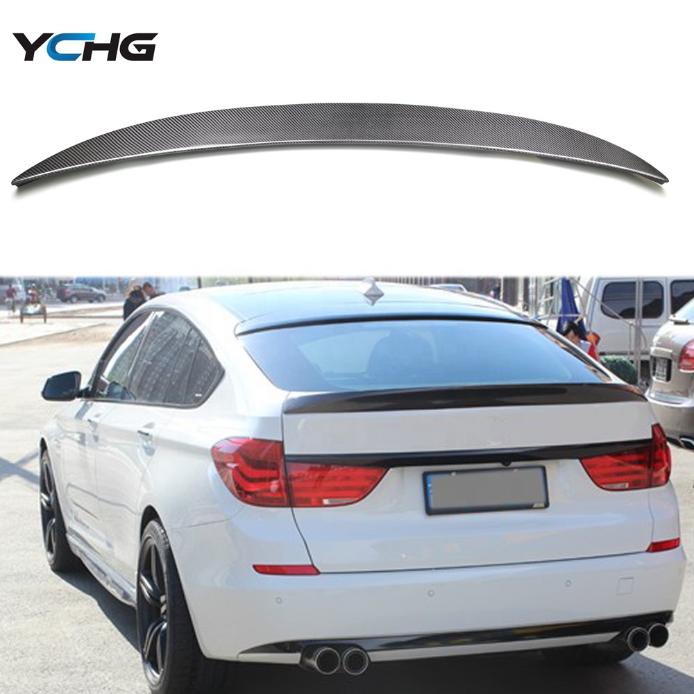 F07 AC Стиль углеродное волокно Автомобильный задний спойлер для багажника крыло для BMW 5 серии GT F07 2010-2019 535i автозапчасти