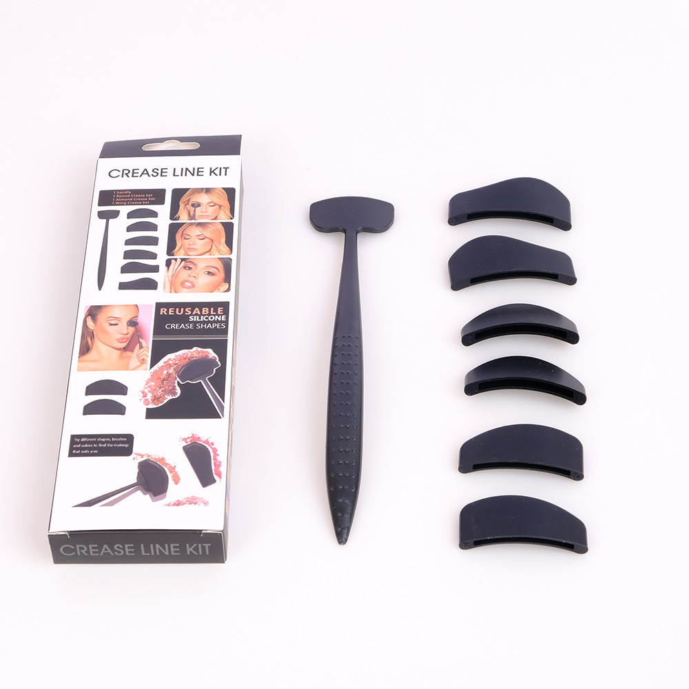 Новый тренд, инструмент для макияжа с фирменной торговой маркой, силиконовые формы, магические штампы для теней для век, набор 6 в 1