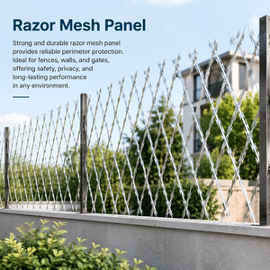 Malla de Alambre de Púas <span class=keywords><strong>BTO</strong></span> 22 CBT 65, Valla de Protección Perimetral de Alta Seguridad para Barrera de Límites Industriales, Comerciales y Residenciales - Product Image 3