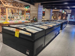 Equipo de refrigeración comercial Precio <span class=keywords><strong>barato</strong></span> Gabinete de exhibición fresco y congelador de pecho para venta al por menor - Product Image 6