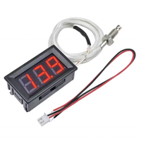 XH-B310 Termometer Digital LED 12V K-type M6 Termokopel Pengukur Suhu 30 ~ 800C
