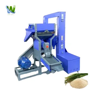 Máquina comercial de trituração de arroz, triturador de arroz comercial, máquina separadora de estacas e arroz para uso agrícola