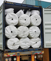 1.2m genişlik toptan kumaş rulo polipropilen boru şeklindeki kumaş rulo polipropilen nonwoven rulo kumaş için 1000kg jumbo çanta