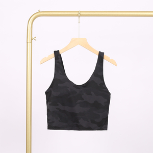 Ensemble de sport pour femme, léger, respirant, à séchage rapide, motif uni, avec soutien-gorge et leggings, grande taille, avec logo frontal - Product Image 5