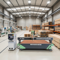 Routeur CNC industriel ATC de grande taille pour la découpe, la gravure et le perçage du bois, production de meubles à grande échelle