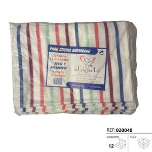 Panni da cucina El Aguila, 12 unità, formato standard, in cotone, per la pulizia - Product Image 1