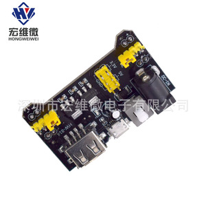 Módulo de Alimentación para Micro Breadboard Hongwei HW-814 USB Micro 3.3V 5V Entrada Dual MB-102 - Product Image 1