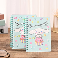 Cuaderno Espiral de Dibujos Animados para Estudiantes de Primaria, Mini Bloc de Notas Portátil Súper Lindo, Tamaño A6 Pequeño, Colorido y Bonito para Regalo