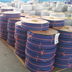 Tuyaux de décharge plats en PVC haute pression de 3/4 " - 16" pouces pour l'irrigation goutte à goutte tuyau ensoleillé de couleur bleue - Product Image 5