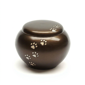 Urna Funeraria de Metal para Mascotas, Fabricada en India, Contenedor Conmemorativo de Lujo, Precio al por Mayor para Suministro a Funerarias - Product Image 1