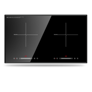 Table de cuisson à induction à deux brûleurs avec écran tactile, conforme CE / Cuisinière à induction double / Cuisinière à induction - Product Image 1