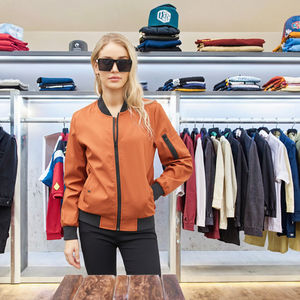 Chaqueta Bomber de Béisbol Personalizada al por Mayor para Hombre, Estilo Casual, Otoño Invierno, Hip Hop, Corte Ajustado, Talla Grande 5XL, Cierre Frontal con Cremallera, Servicio OEM - Product Image 3