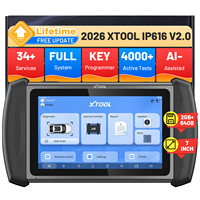 Perangkat Diagnostik Mesin XTOOL IP616 EU Automotive Code Reader OBD2 Pemindai Sistem Lengkap, Update Gratis Seumur Hidup 2026 (Gudang EU)