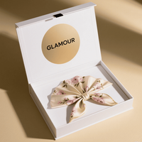 Emballage personnalisé de boîtes cadeaux magnétiques de luxe écologiques en papier de marque d'affaires à la mode Emballage de foulards en soie pour foulard