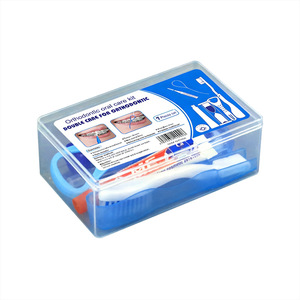 Kit de cuidado bucal y ortodoncia Tooth Point, juego de viaje de 7 piezas, limpieza portátil para aparatos de ortodoncia para adultos - Product Image 1