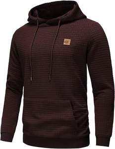 Sudadera con Capucha para Hombre, Forro de Tela Jersey, Diseño Sólido, Teñido en Prenda, Secado Rápido, Invierno, 100% Poliéster, 340g, Estampado Puff, Logotipo Personalizado - Product Image 4