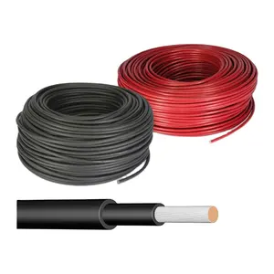 10 12 14 16 AWG 2.5mmsq 4mmsq 6mmsq 10mmsq PV Solar Solar Power Cable TUV Approved Solar PV Cable