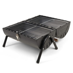 Parrilla Portátil Compacta de Acero Inoxidable para Patio y Camping, Estufa de Camping para Reuniones Familiares, Combustible de Carbón - Product Image 2