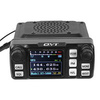 Radio pour camion QYT KT5000, VOX, écran couleur séparable, 25W, récepteur radio VHF UHF compact, 15KM, FM, mini radio mobile, montage à distance, radio mobile